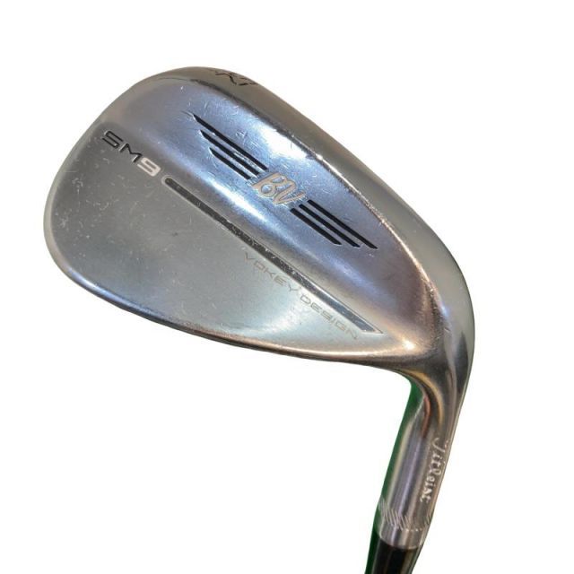 【中古】 タイトリスト VOKEY SPIN MILLED SM9 ツアークロム 52°/12°F ウェッジ WG NS PRO 950GH neo (フレックスS) メンズ 男性用 右利き 右用 Dランク ゴルフクラブ
