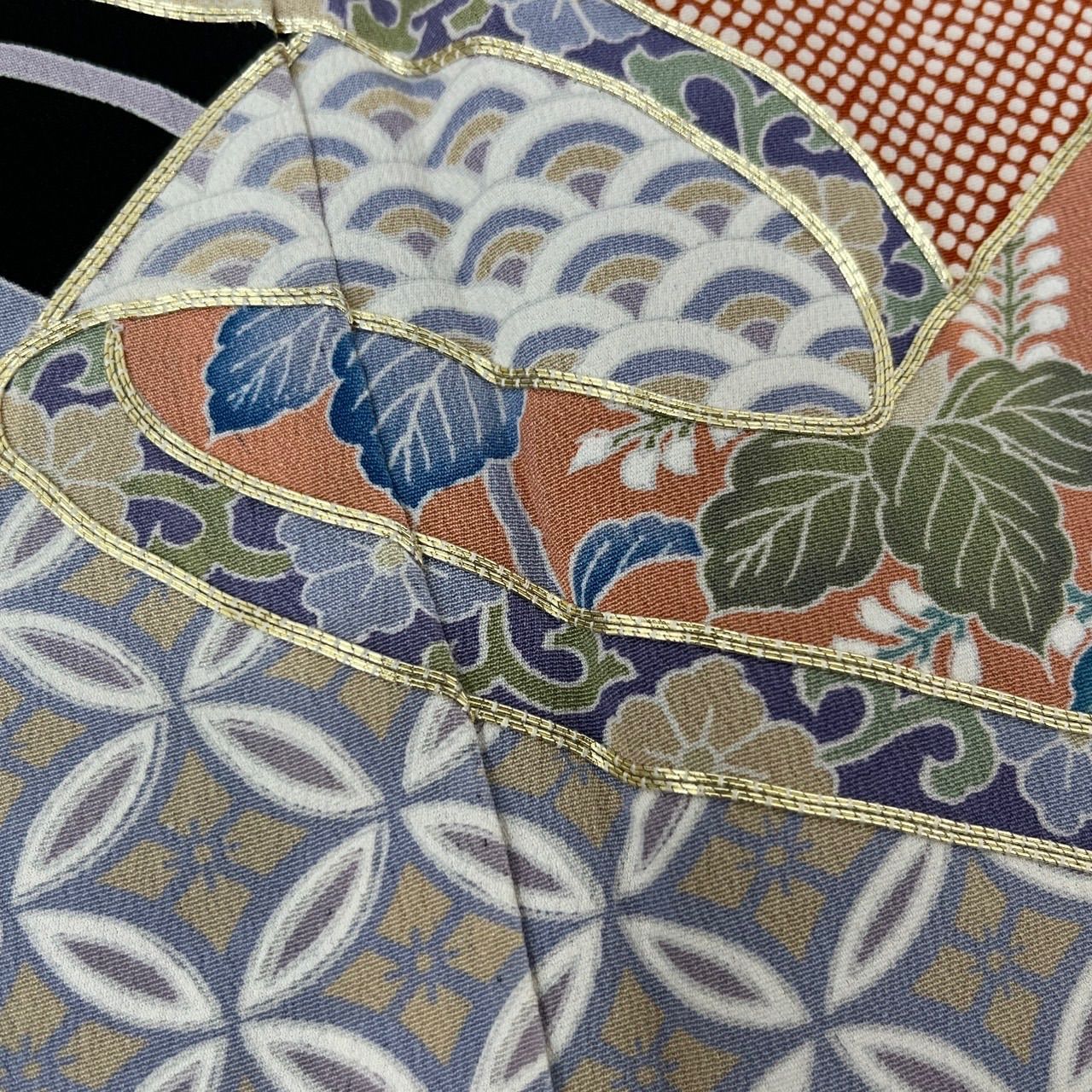黒留袖 金駒刺繍 友禅 素敵なデザイン 五つ紋 正絹 着物 MK-399 - メルカリ