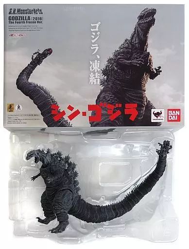 中古】フィギュア S.H.MonsterArts ゴジラ(2016)第4形態 凍結Ver