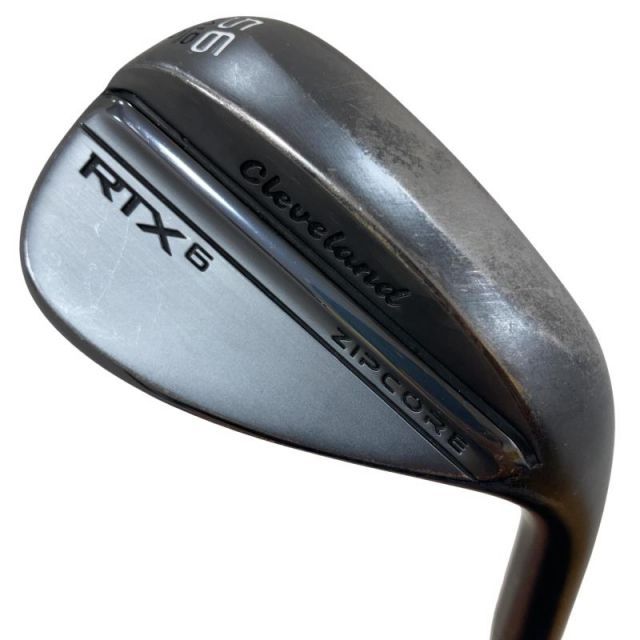【中古】 クリーブランド Cleveland RTX-6 ZIPCORE ブラックサテン 56°/10° MID ウェッジ WG Dynamic Gold (フレックスS) メンズ 男性用 右利き 右用 Cランク ゴルフクラブ