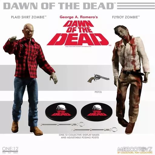 【中古】フィギュア フライボーイ＆プライドシャツゾンビ 「ゾンビ Dawn of the Dead」 ワン12コレクティブ 1/12 アクションフィギュア ボックスセット