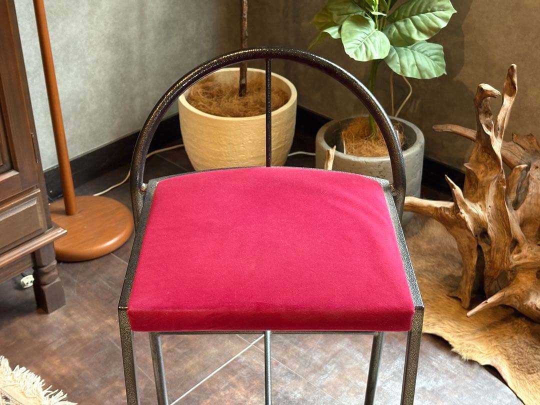 ビンテージ バースツール アイアン レトロ インダストリアル カフェ G