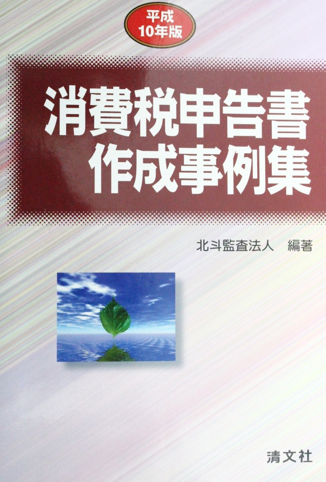 消費税申告書作成事例集 (平成10年版)