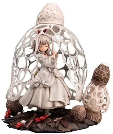 【中古】フィギュア キヌガサタケ 「マッシュルームガールズシリーズ」 No.2 1/1 PVC＆ABS製塗装済み完成品
