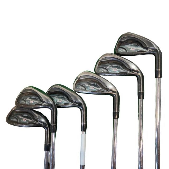 【中古】 キャロウェイ STEELHEAD XR PRO 6S アイアンセット IR Dynamic Gold (フレックスS) メンズ 男性用 右利き 右用 Cランク ゴルフクラブ