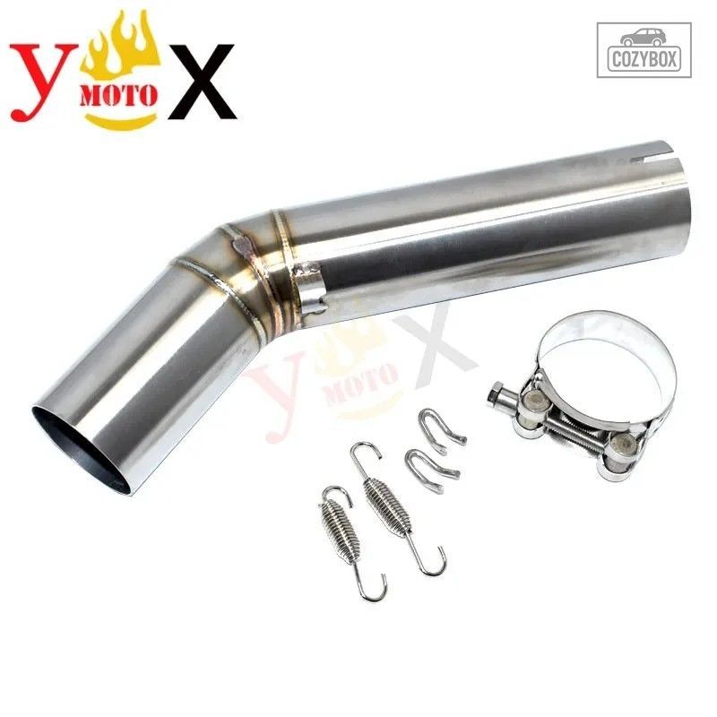 K8 /750 オートバイ 51 mmスリップオンミドル エキゾーストパイプミッドリンク接続チ