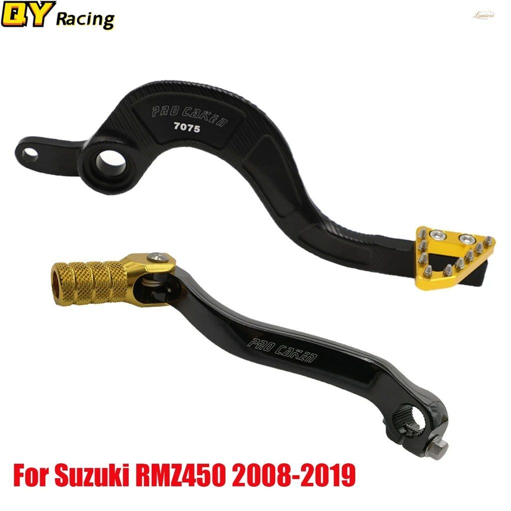 オートバイ用ギアシフトレバー フットブレーキレバー ペダル RMZ450 RMZ 450 ダートピットバイク 2008-2015 - 19