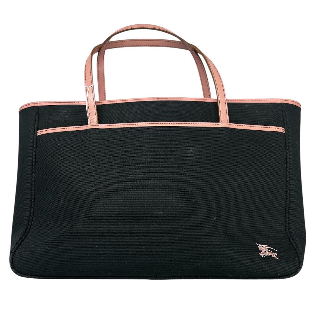 バーバリー ハンドバッグ Horse Logo Canvas Tote Bag
