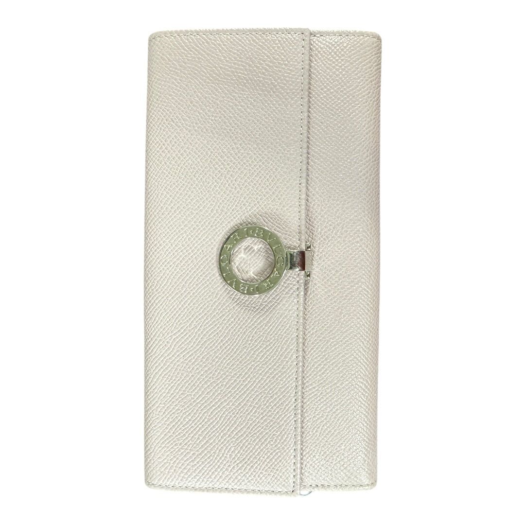 ブルガリ 財布 Authentic Bvlgari Logo Clip Lea