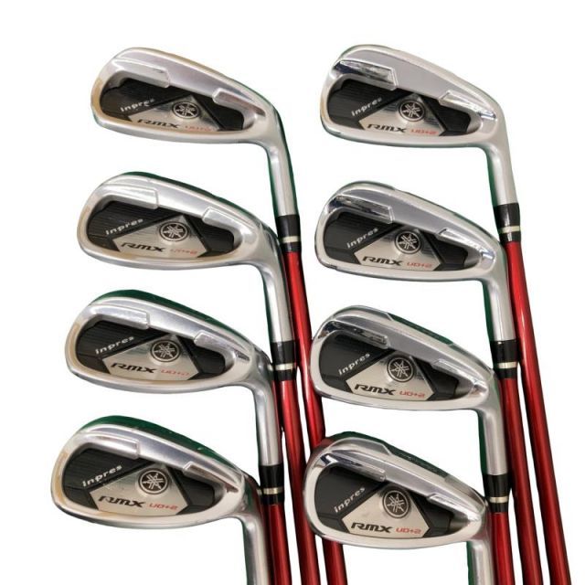 【中古】 ヤマハ inpres RMX UD+2 9S アイアンセット IR BASSARA FS50 (フレックスR) メンズ 男性用 右利き 右用 Cランク ゴルフクラブ