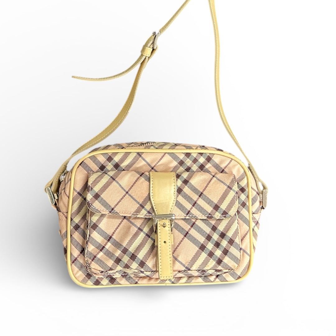 バーバリー ハンドバッグ Check Pattern Shoulder Bag