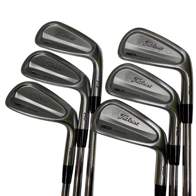 【中古】 タイトリスト Titleist CB 712 6S アイアンセット IR 純正特注シャフト (フレックスS) メンズ 男性用 右利き 右用 Cランク ゴルフクラブ