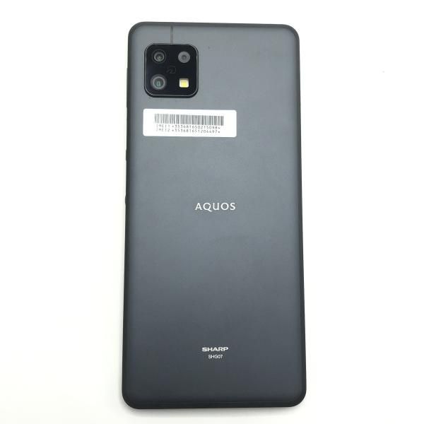 【中古】au AQUOS sense6s (SHG07) ブラック【利用制限〇】【SIMロック解除済み】【本体のみ】[10]
