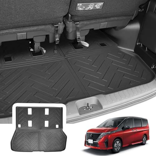 日産 セレナ C28 2WD専用 ラゲッジマット 無臭 3d 防水 TPE製 滑り止め 取り付け簡単 汚れ キズ防止 c28 セレナ 専用 ラゲッジトレイ c28 カーマット SERENA C28 e-powerアクセサリー 内装 パーツ C ae329940