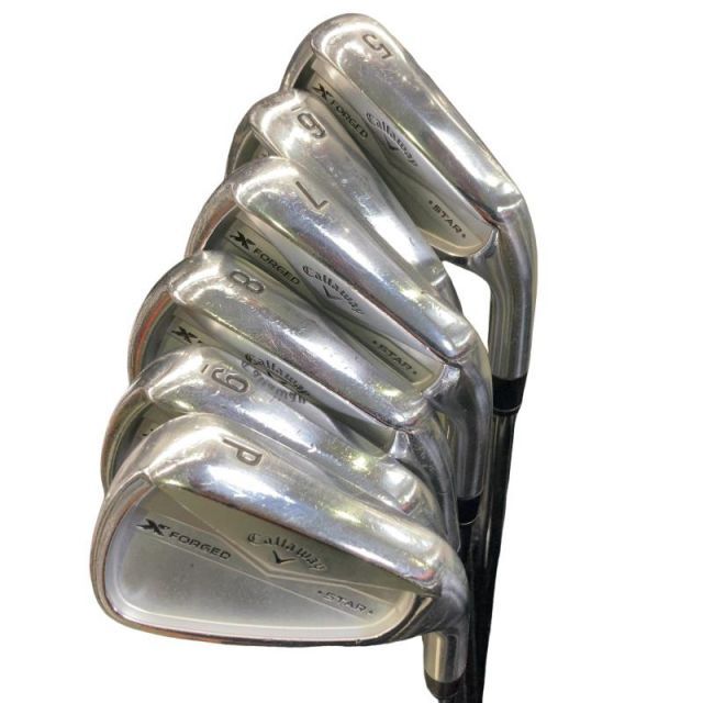 【中古】 キャロウェイ X FORGED STAR(2024) 6S アイアンセット IR NS PRO MODUS3 TOUR105 (フレックスS) メンズ 男性用 右利き 右用 Cランク ゴルフクラブ