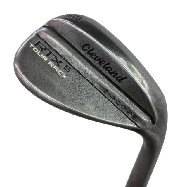 【中古】 クリーブランド Cleveland RTX-6 ZIPCORE ツアーラック(ノーメッキ) 58°/10° MID ウェッジ WG 純正特注シャフト (フレックスS) メンズ 男性用 右利き 右用 Cランク ゴルフクラブ
