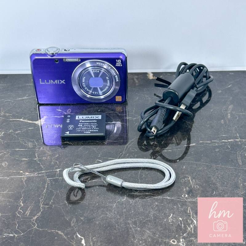 美品】Panasonic LUMIX DMC-FH8 バイオレット 1610万画素 光学5倍 