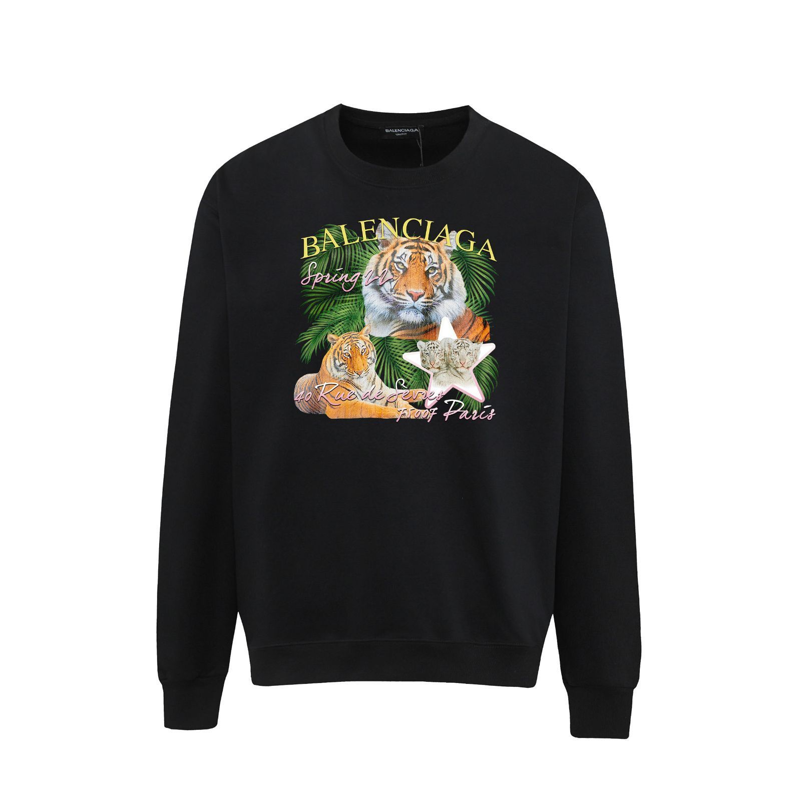 Balenciaga パリセーガ ロゴプリント スウェットシャツ [本日特価|新品未使用品]-WT0輸入