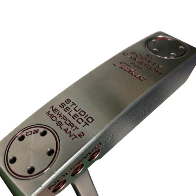 【中古】 タイトリスト SCOTTY CAMERON STUDIO SELECT NEWPORT 2 MS 33インチ(20g) パター PT スチール (フレックスその他) メンズ 男性用 右利き 右用 Cランク ゴルフクラブ