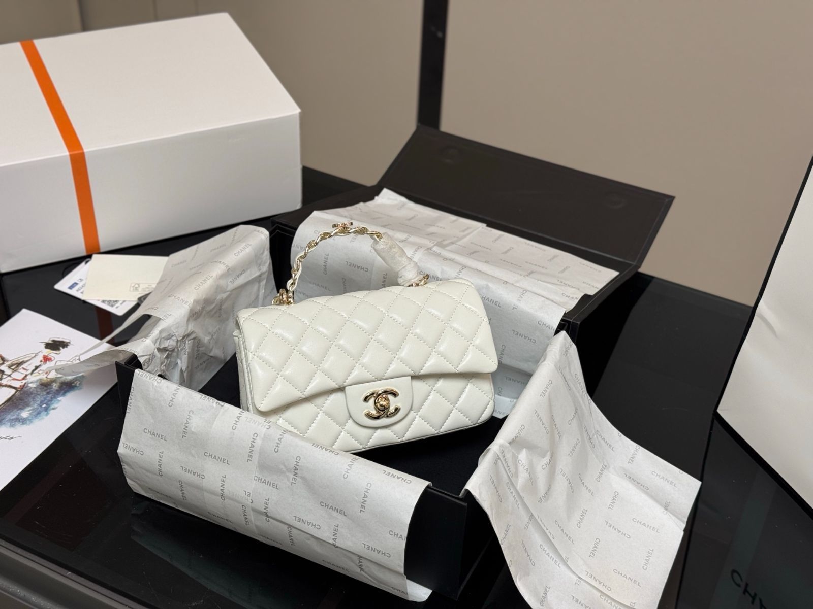 【今日特価】Chanel Mini CF Handle シャネル ミニ CF ハンドル バッグ-MM輸入2