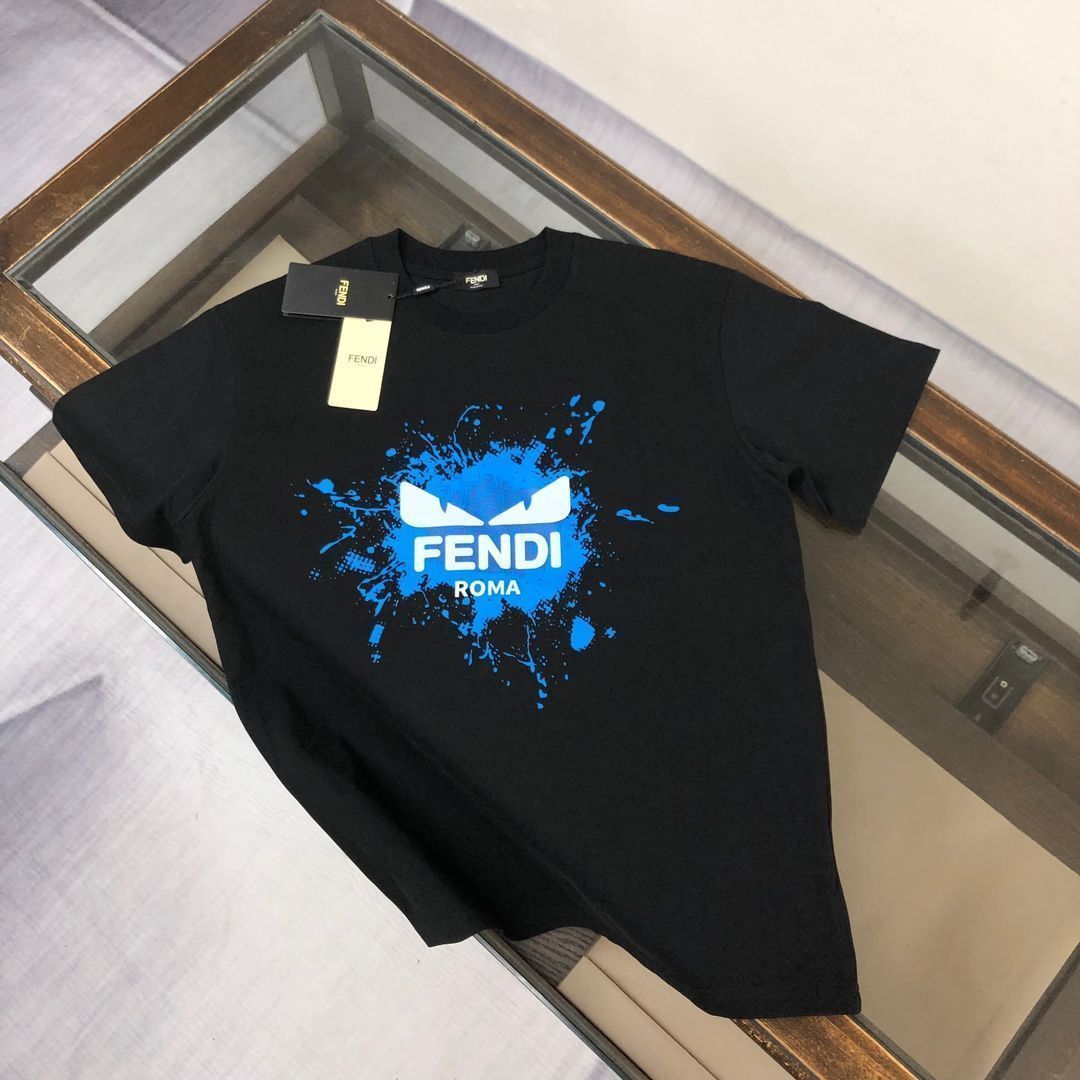 【本日限定特価】FENDI 春夏 ロゴプリントTシャツ[本日特価|新品未使用品]