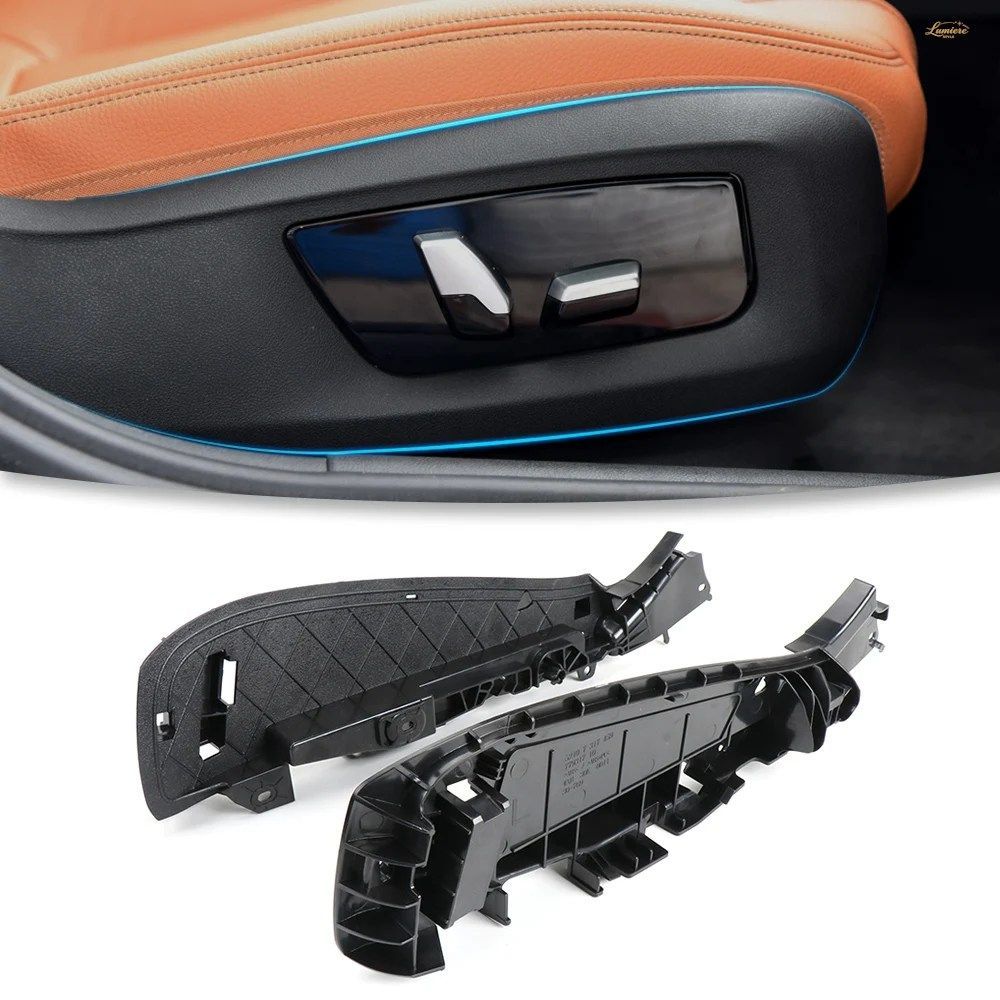 BMW 5 7シリーズ 520 730 X5 X6 車用 フロント左シートサイドブラケット プラスチックカバー部品 52107317458 52107317459