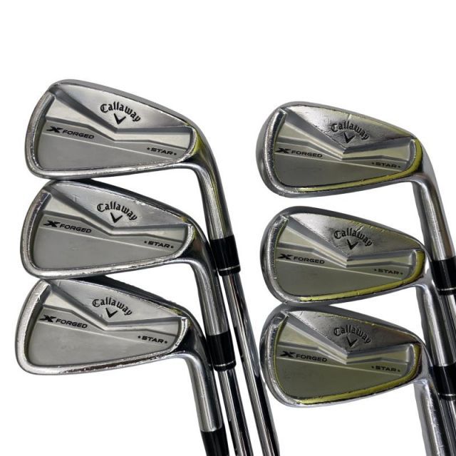 【中古】 キャロウェイ X FORGED STAR 6S アイアンセット IR NS PRO MODUS3 TOUR105 (フレックスS) メンズ 男性用 右利き 右用 Cランク ゴルフクラブ