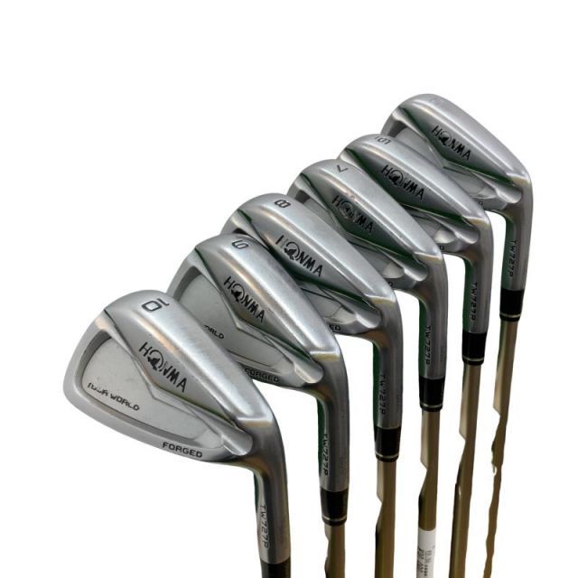 【中古】 本間ゴルフ TOUR WORLD TW727P FORGED 6S アイアンセット IR VIZARD I55 (フレックスR) メンズ 男性用 右利き 右用 Cランク ゴルフクラブ