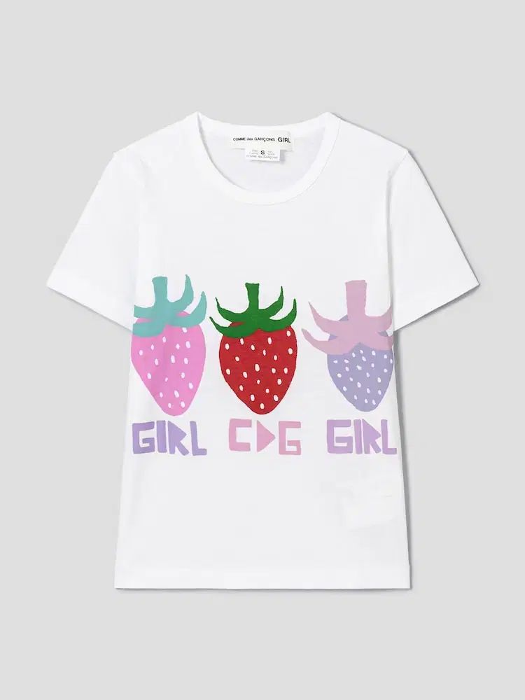 新品 コム・デ・ギャルソン Girl ウェストポール ベリー 半袖 S/M