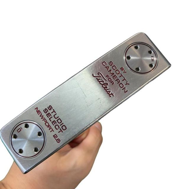 【中古】 タイトリスト SCOTTY CAMERON STUDIO SELECT NEWPORT 2.6 34インチ(10g) パター PT スチール (フレックスその他) メンズ 男性用 右利き 右用 Cランク ゴルフクラブ