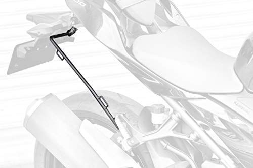 R★キジマ(Kijima) バイクパーツ サイドバッグサポート スチール製 ニンジャ250/ニンジャ400('18-) 左右セット ブラック210-4771