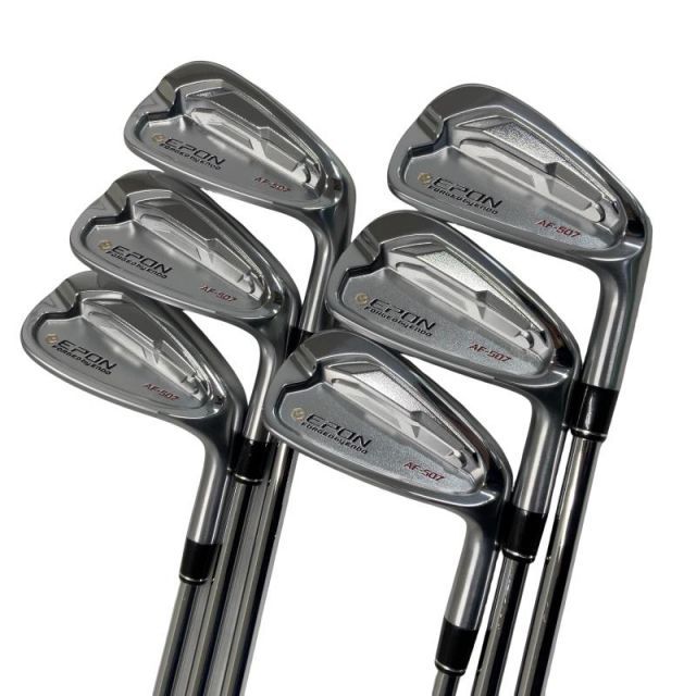 【中古】 エポンゴルフ株式会社 EPON AF-507 7S アイアンセット IR 純正特注シャフト (フレックスR) メンズ 男性用 右利き 右用 Cランク ゴルフクラブ