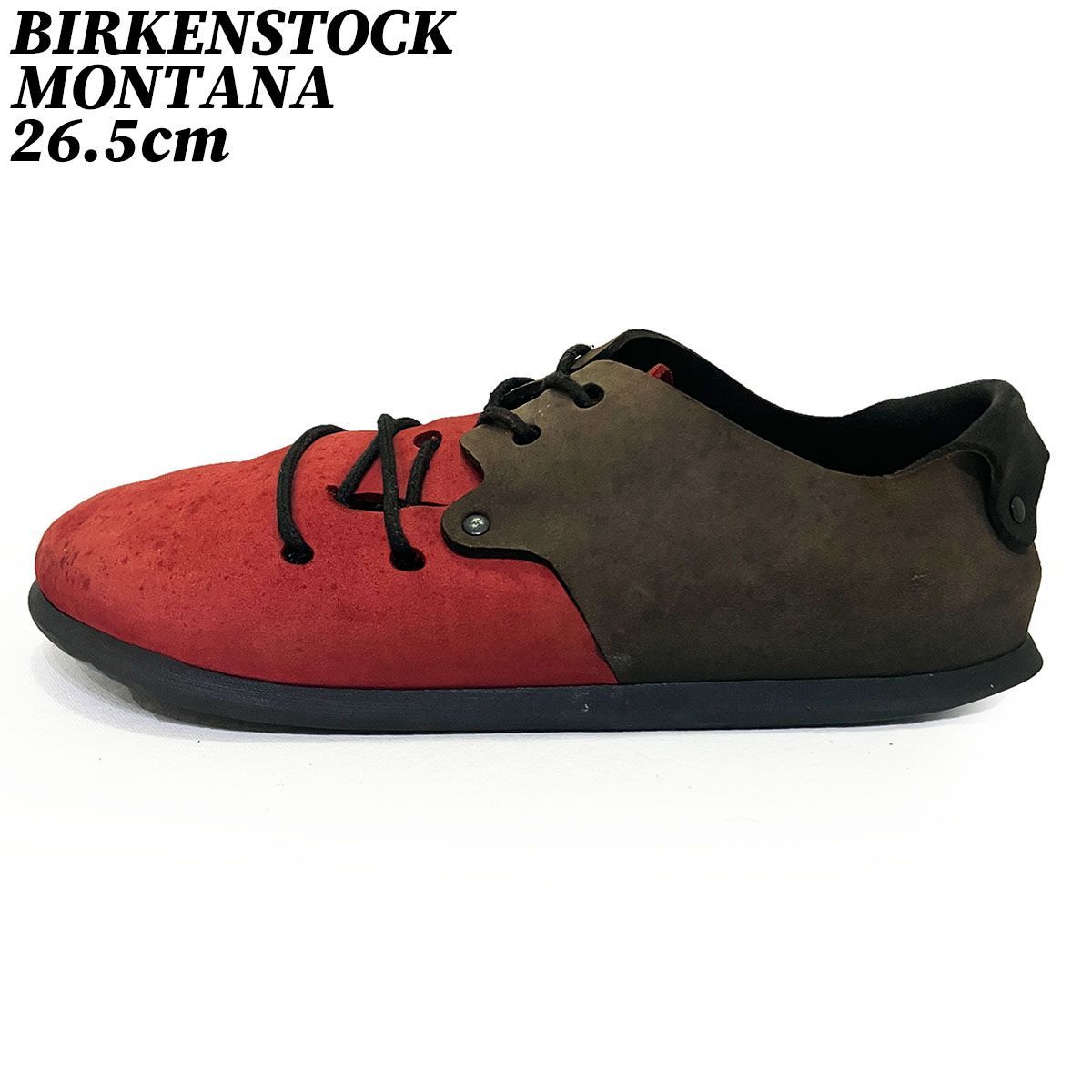 【クーポン】サンダル シューズ ビルケンシュトック モンタナ ヌバック レザー スウェード オレンジ ブラウン 26.5cm BIRKENSTOCK MONTANA 正規品 中古 古着 ブランド 匿名配送