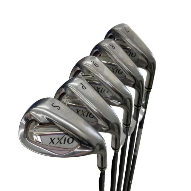 【中古】 ダンロップ XXIO(2012) 5S (ピンク) レディース アイアンセット IR XXIO MP700L(アイアン) (フレックスL) レディース 女性用 右利き 右用 Dランク ゴルフクラブ