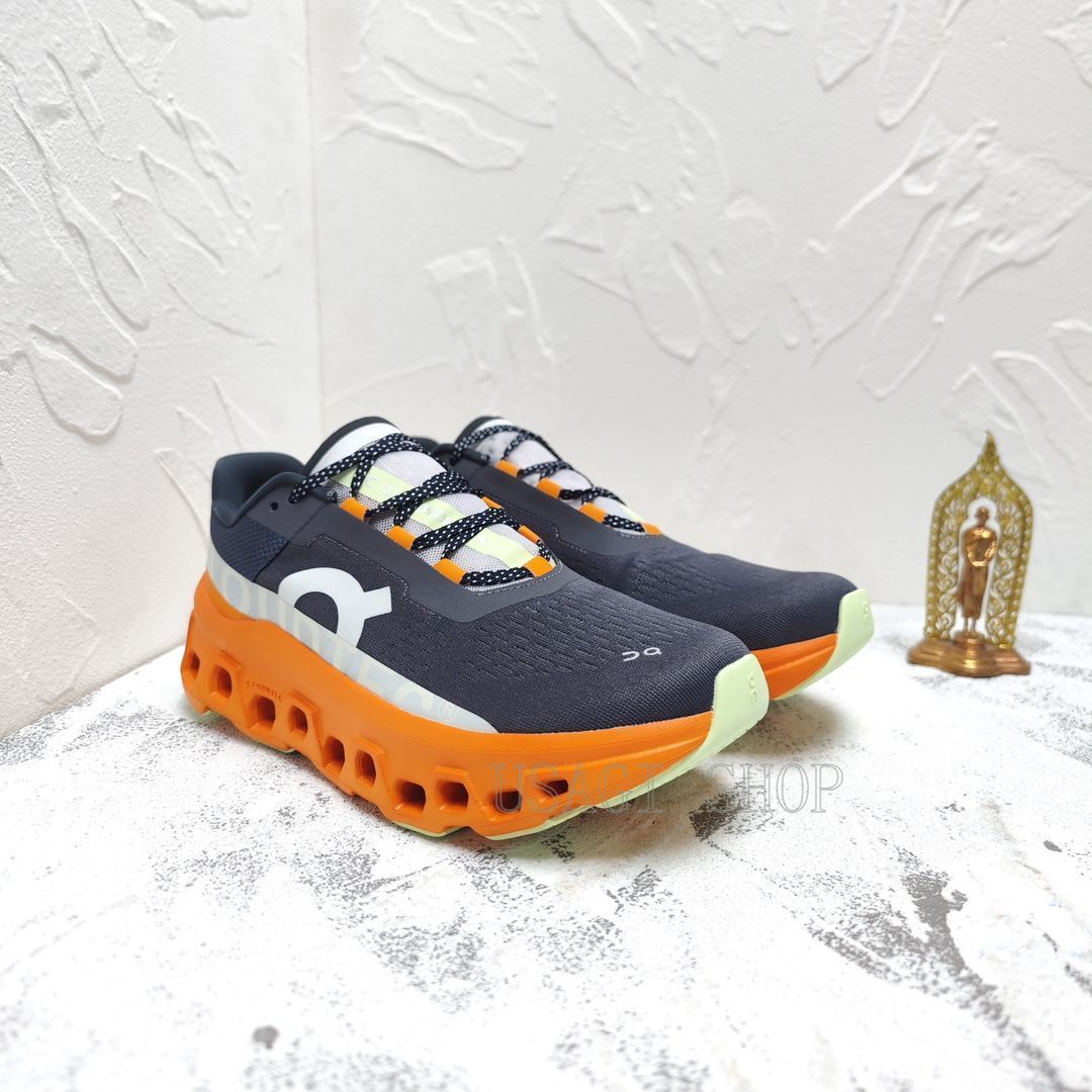 On Cloudmonster ジョギング スポーツ トレーニング ランニングシューズ メンズ レディー スニーカー タウンユース 軽量 新品 未使用　オレンジ色