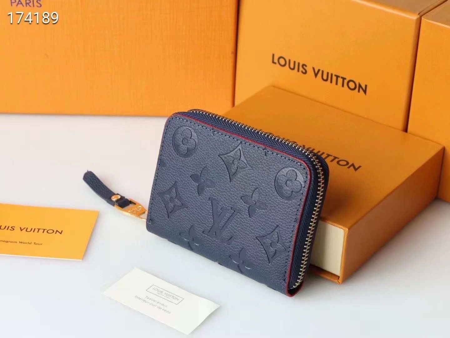 【本日限定特価】Louis Vuitton ジッピー コインケース 11×8×1cm ダイヤモンドエンボス ※こちらの商品は海外製の並行輸入品です。 [本日特価|新品未使用品]