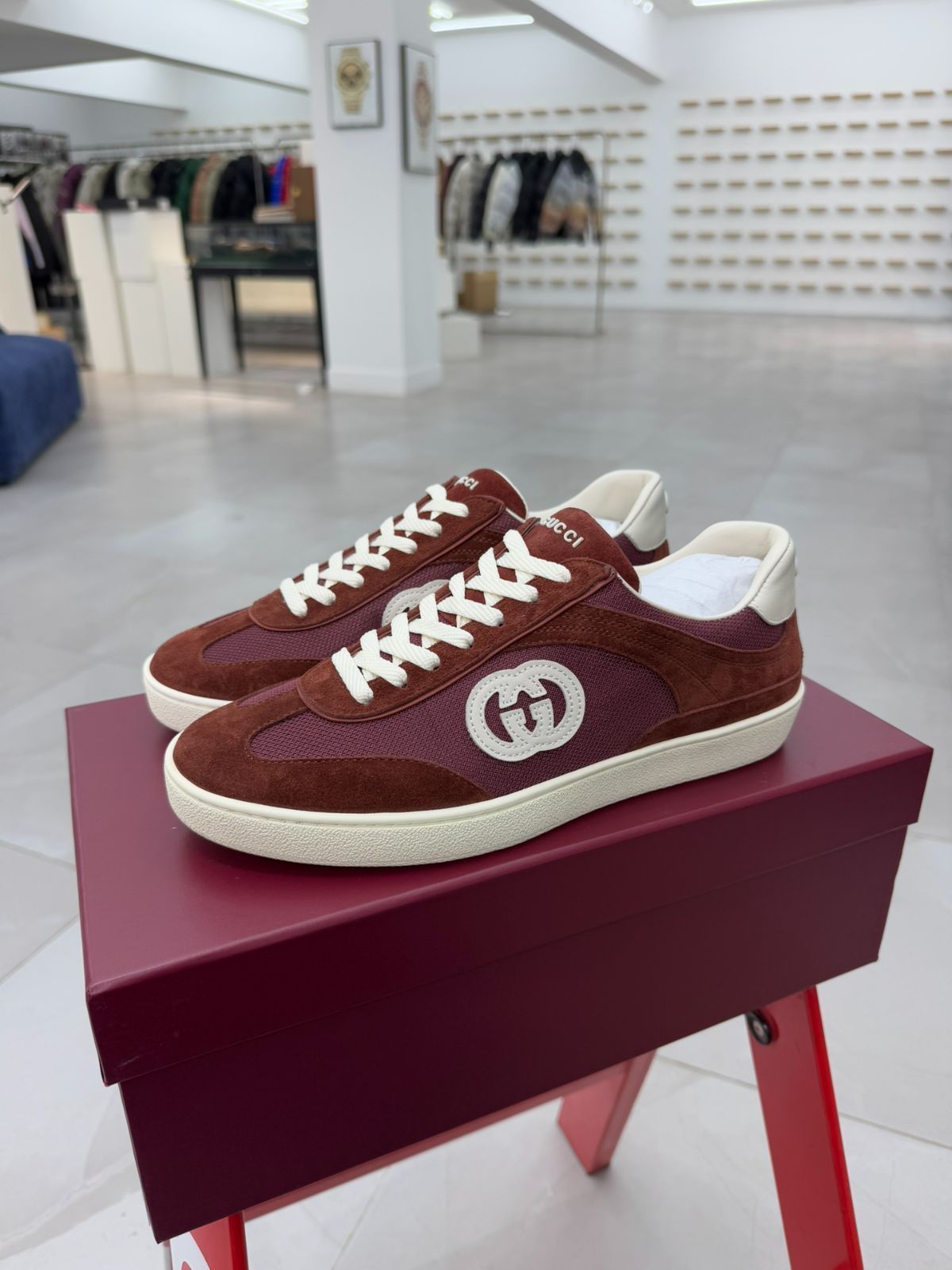 Gucci グッチ リド 24SS 新作 スエード スニーカー