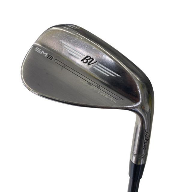 【中古】 タイトリスト VOKEY SPIN MILLED SM9 ブラッシュドスチール 50°/12°F ウェッジ WG 純正特注シャフト (フレックスS) メンズ 男性用 右利き 右用 Dランク ゴルフクラブ