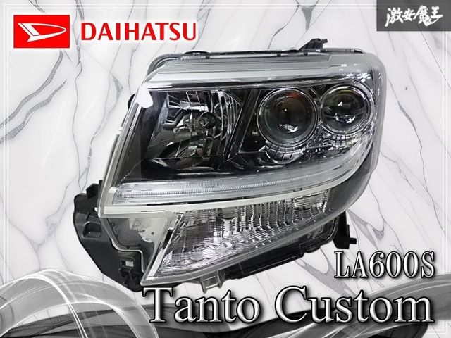☆綺麗☆点灯OK☆ダイハツ 純正 LA600S タント カスタム LED ヘッドライト ヘッドランプ 左 左側 助手席側 KOITO 100-51392 刻印 XZ