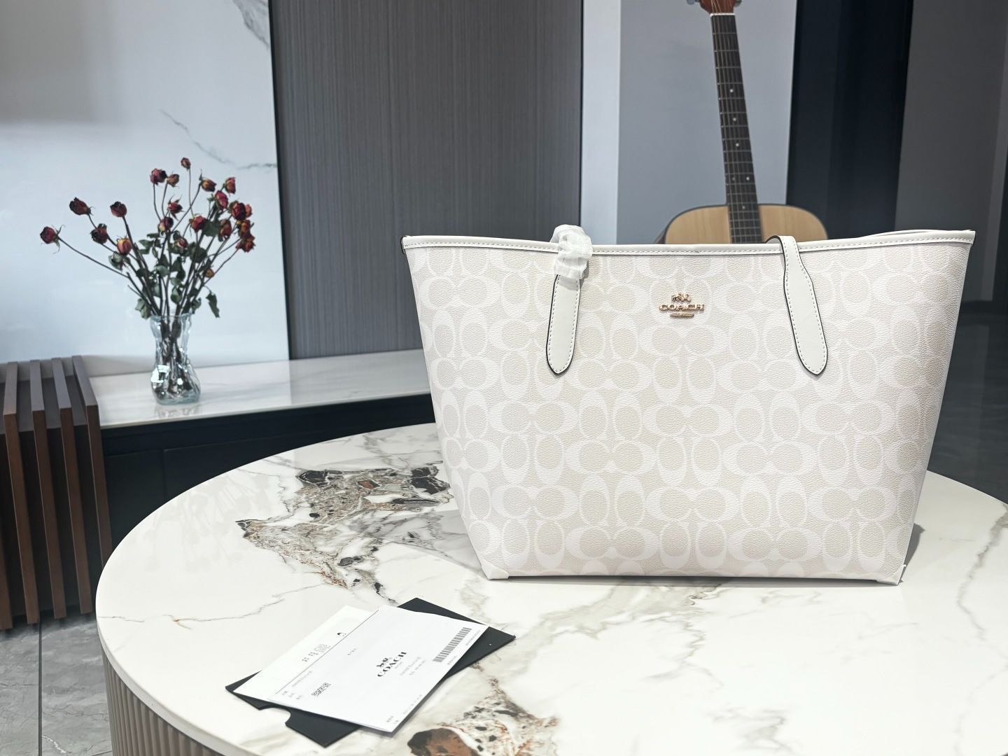 【今日特価】COACH City 33 Tote Bag with Snap - コーチ City 33 吸扣トートバッグ