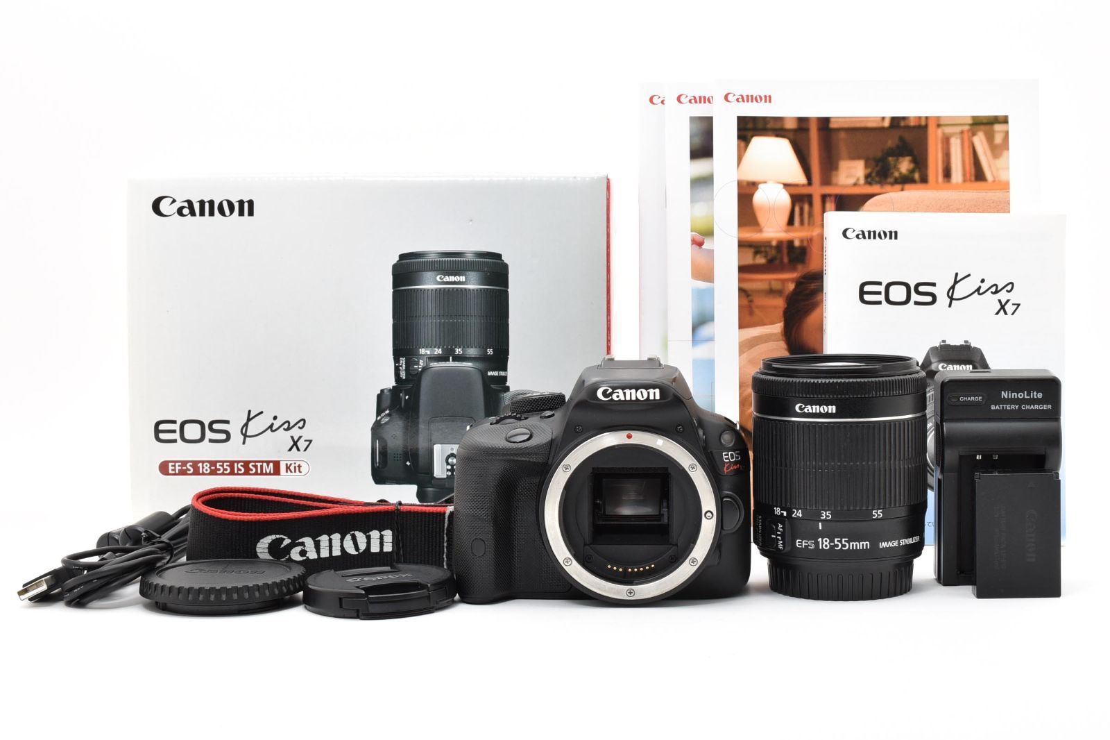 中古】Canon キヤノン EOS Kiss X7 EF-S 18-55mm IS STM レンズキット 
