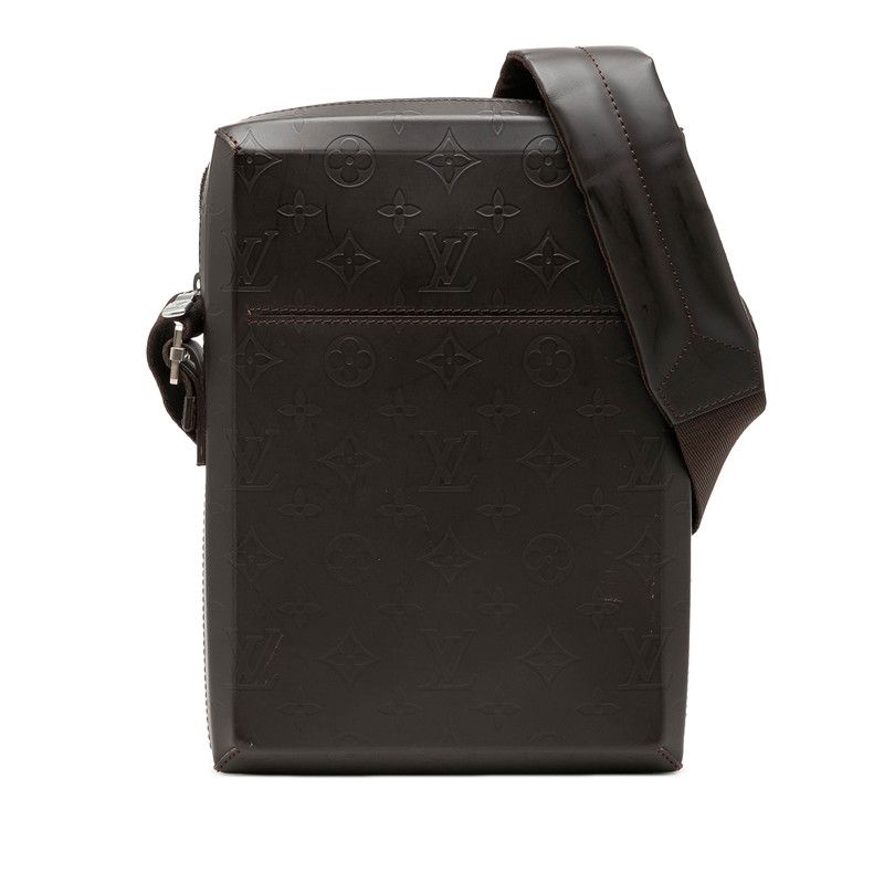 ルイ ヴィトン モノグラム グラセ ボビー 斜め掛け ショルダーバッグ M46520 カフェ ブラウン レザー メンズ LOUIS VUITTON【1-0273354】