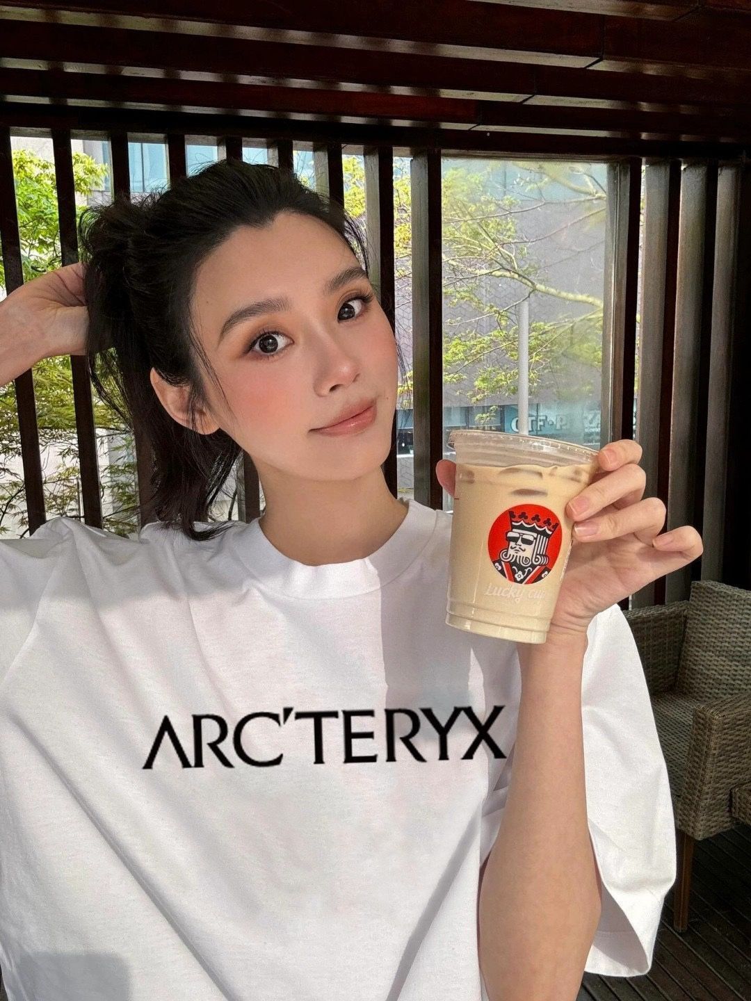 ARC'TERYX(アークタリクス)最新モデル 胸元大ロゴアルファベット 男女兼用カップル向けショートスリーブ T シャツ