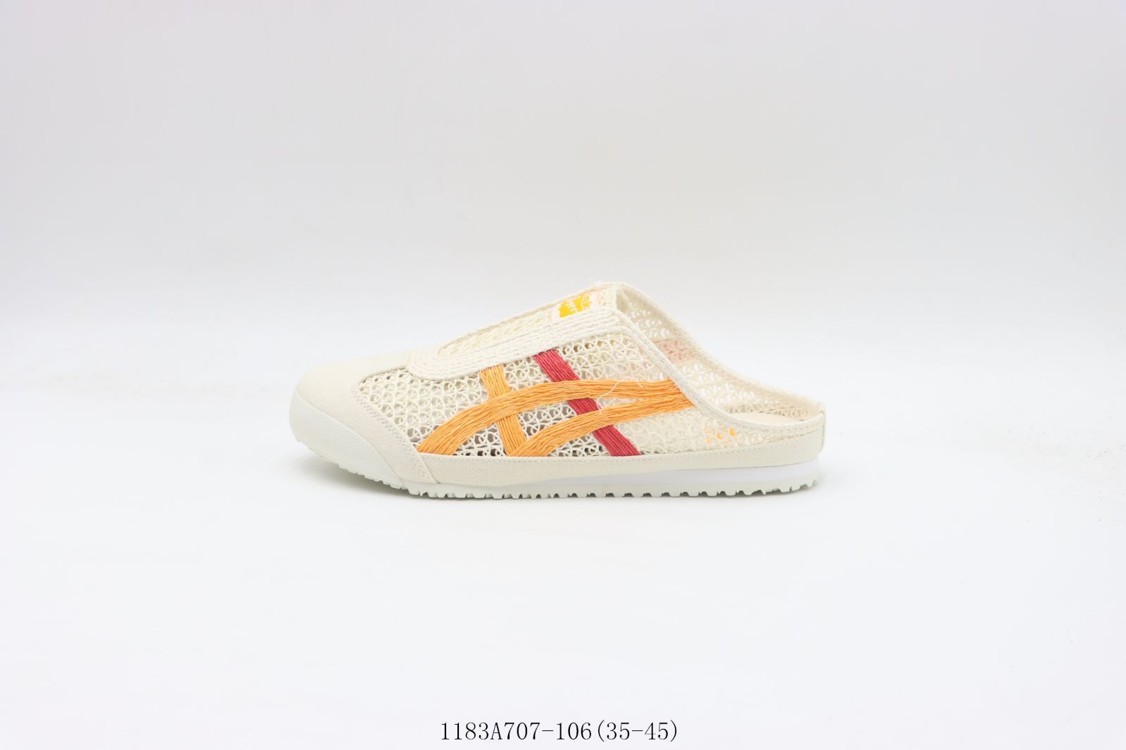 【今日特価】ASICS アサイックス サミードレス ホワイトオレンジレッド 1183A707-106