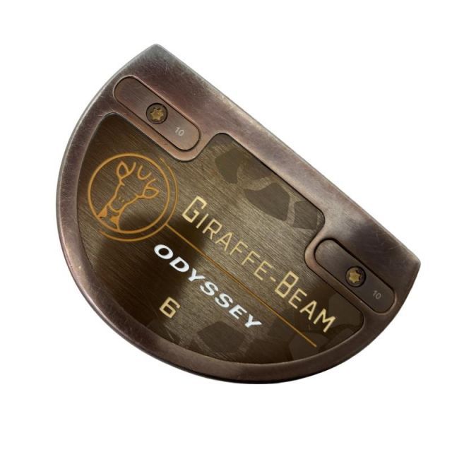 【中古】 オデッセイ GIRAFFE-BEAM #6 34インチ パター PT STROKE LAB 90 スチール (フレックスその他) メンズ 男性用 右利き 右用 Dランク ゴルフクラブ