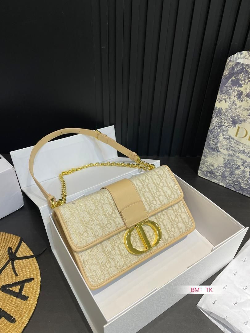 美品 DIOR チェーンショルダーバッグ