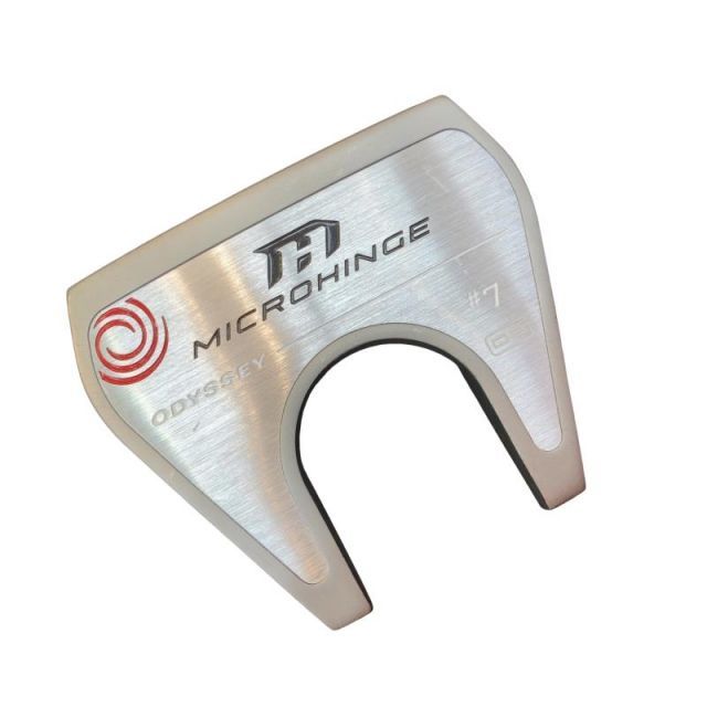【中古】 オデッセイ MICROHINGE #7 DB 33インチ パター PT スチール (フレックスその他) メンズ 男性用 右利き 右用 Bランク ゴルフクラブ