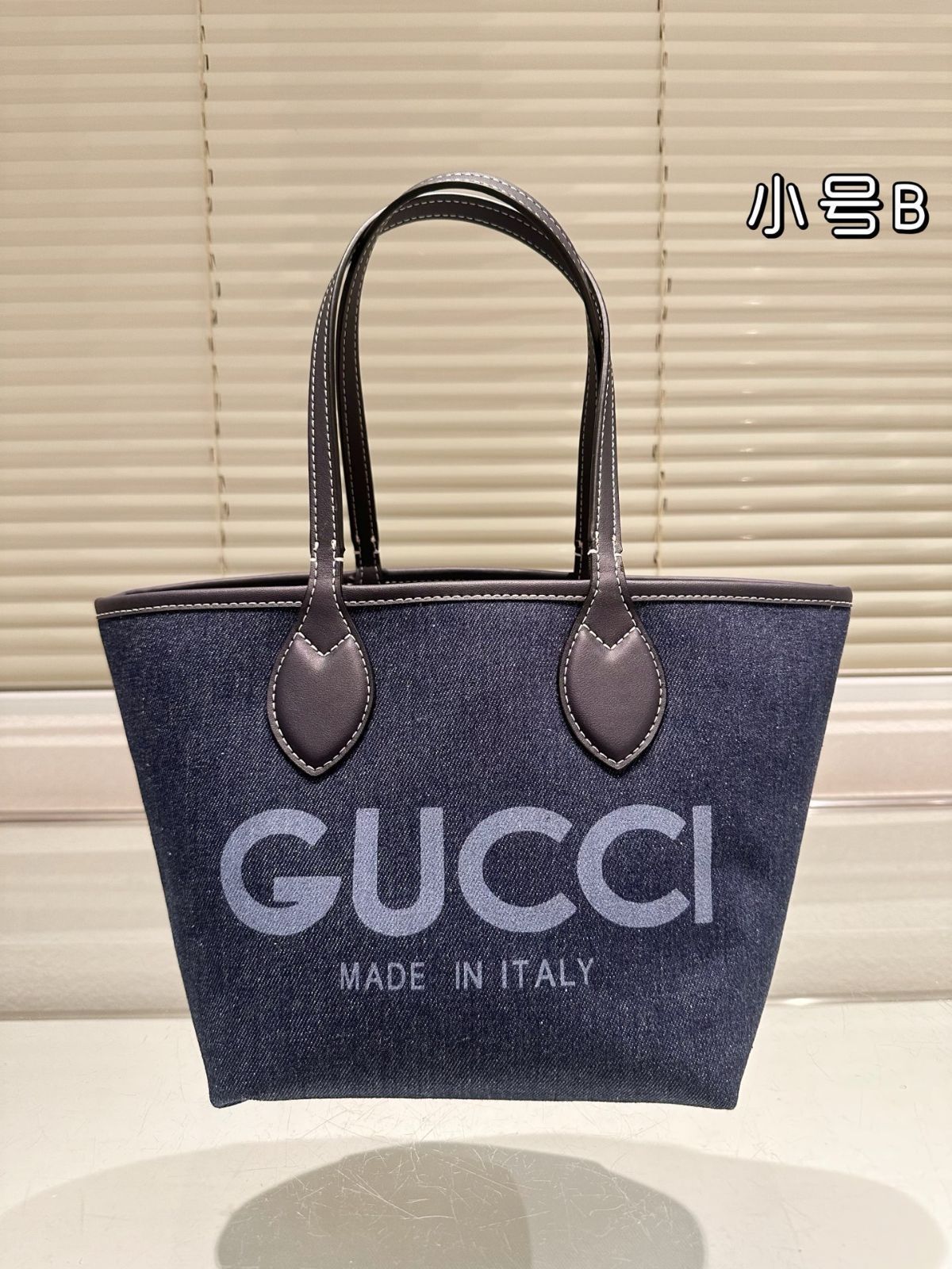 【今日特価】Gucci Totissima Denim Tote グッチ トッティッシマ デニム トートバッグ