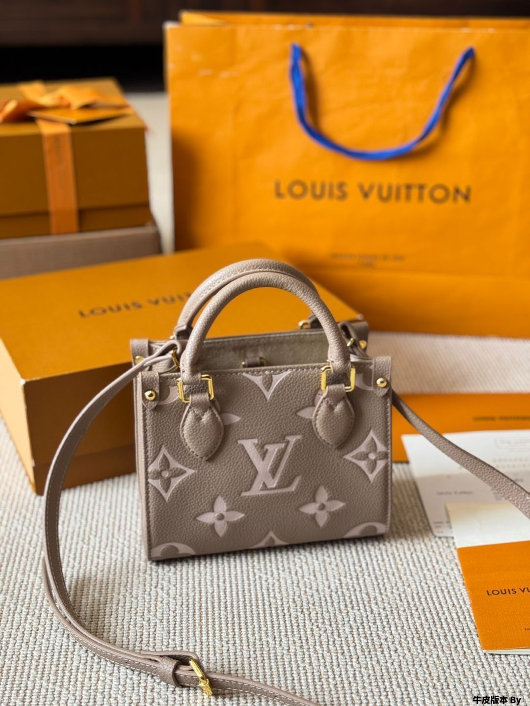 【今日特価】LV Onthego Jungle Embossed Tote Bag ジャングルエンボストートバッグ