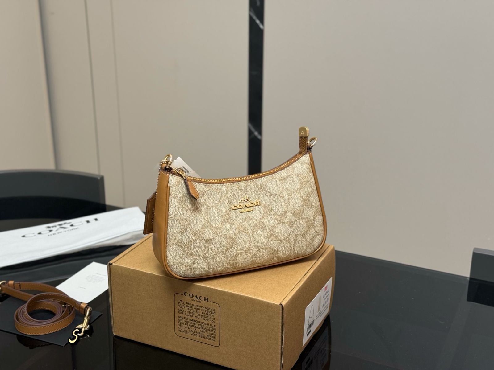 【今日特価】Coach Teri Underarm Bag - コーチ テリ アンダーアームバッグ